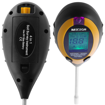 Измеритель (анализатор) почвы МЕГЕОН 35300 купить по низкой цене | МАКСПРОФИТ