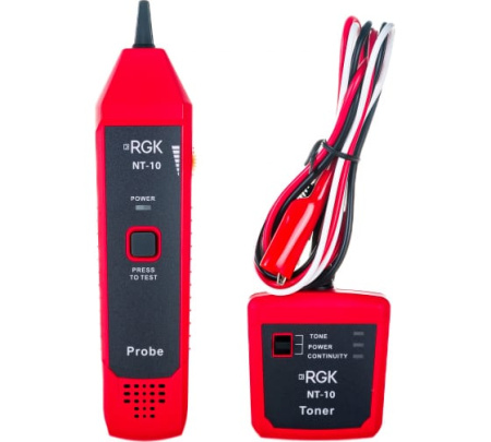 Кабельный тестер RGK NT-10 купить по низкой цене | МАКСПРОФИТ